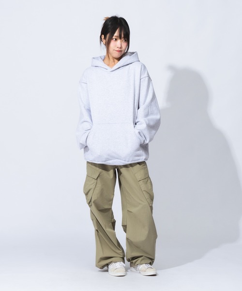 「LOS ANGELES APPAREL」 プルオーバーパーカー - グレー メンズ_画像3