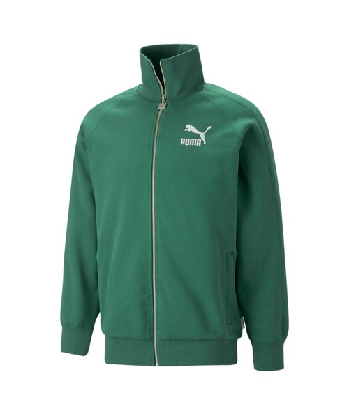 美品　プーマ　ジャージ　グリーン　トレーニングウェア　緑　PUMA PUMA（プーマ） ジャージブルゾン LARGE グリーン系その他 メンズ
