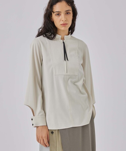 「CITY TOKYO」 長袖ブラウス 2 アイボリー レディース_画像7