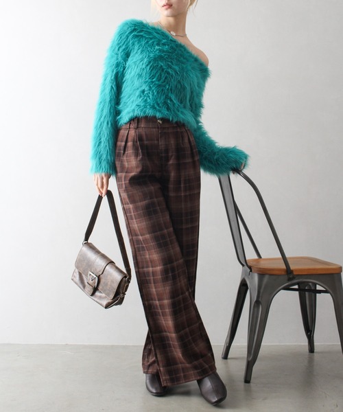 「SpRay」 長袖ニット FREE ブラック レディース_画像5