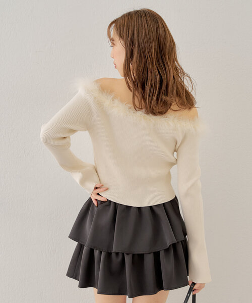 「Chico」 長袖ニット FREE アイボリー レディース_画像5