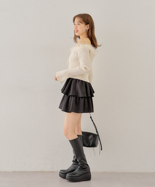 「Chico」 長袖ニット FREE アイボリー レディース_画像7