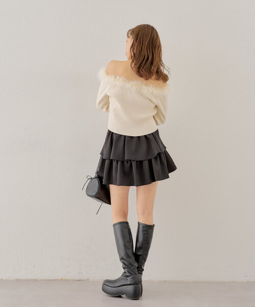 「Chico」 長袖ニット FREE アイボリー レディース_画像8