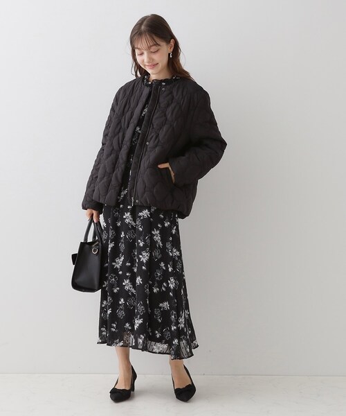 「couture brooch」 長袖ワンピース 36 ブラック レディース_画像7