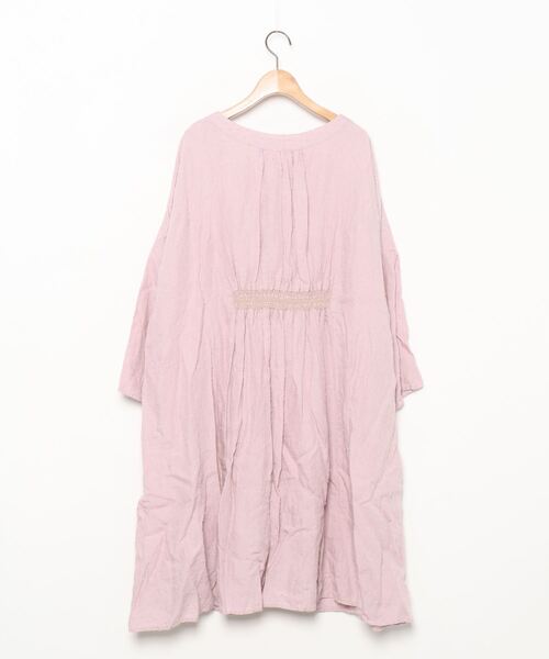 「conges payes ADIEU TRISTESSE」 長袖ワンピース - ピンク レディース_画像2