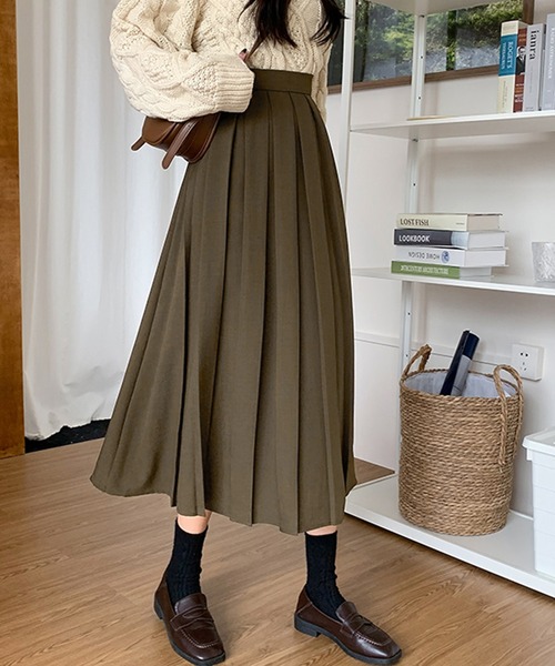 「DAY CLOSET」 プリーツスカート L ブラック レディース_画像6