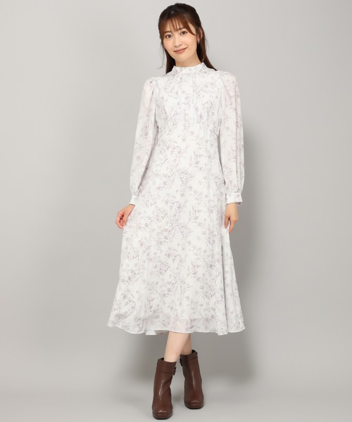 「MISCH MASCH」 長袖ワンピース M ピンク レディース_画像2