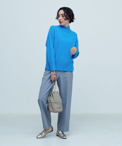 「NOLLEY'S Sophi」 長袖ニット 38 グレー レディース_画像2