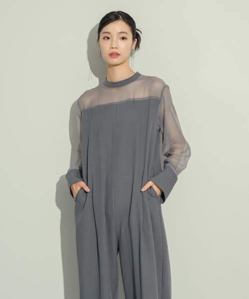 「NEUNA」 オールインワン FREE ベージュ レディース_画像5