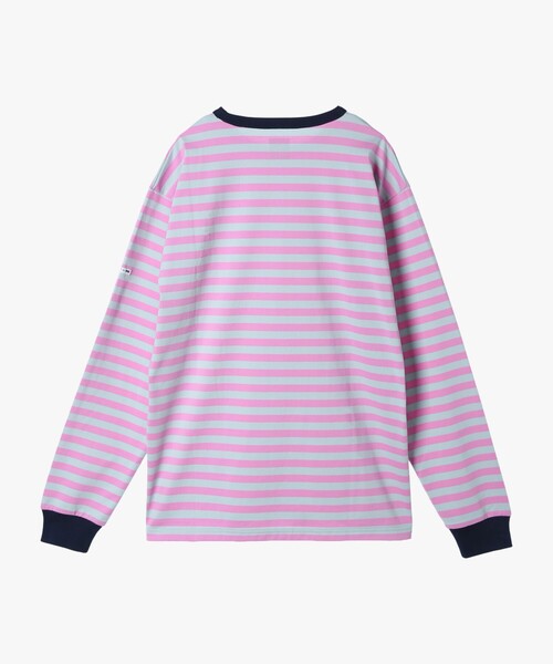agnes b.（アニエスベー） tシャツ × HH L/S Marine Border Tee