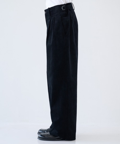 「markaware」 コーデュロイパンツ 1 ブラック メンズ_画像3