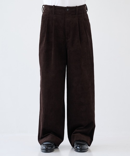 「markaware」 コーデュロイパンツ 1 ブラック メンズ_画像7