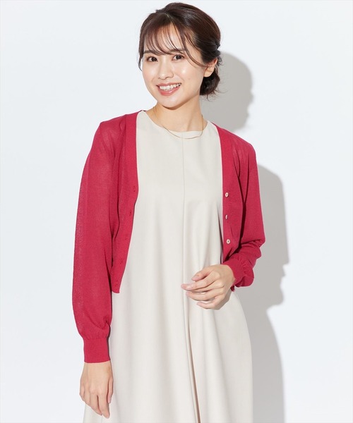 「SWINGLE」 ニットカーディガン MEDIUM ミント レディース_画像3