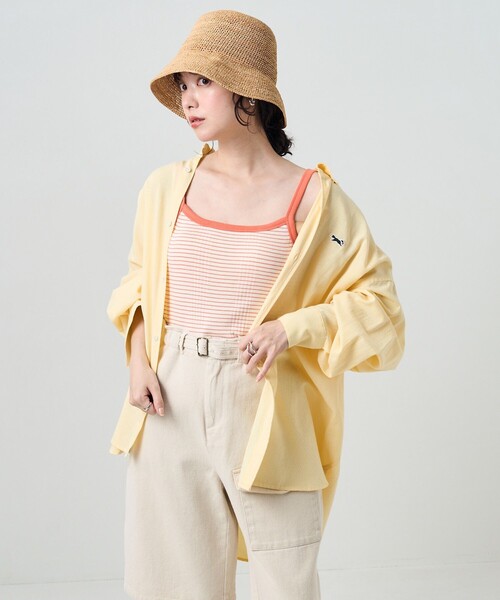 「FREAK'S STORE」 「control freak」ストローハット ONE SIZE ナチュラル レディース_画像2