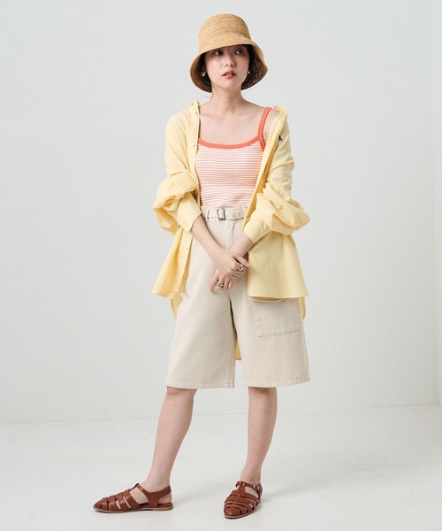 「FREAK'S STORE」 「control freak」ストローハット ONE SIZE ナチュラル レディース_画像5