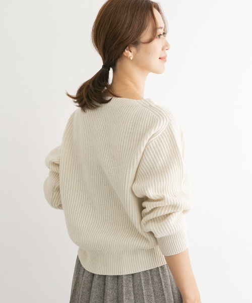 「URBAN RESEARCH DOORS」 長袖ニット MEDIUM レッド レディース_画像5