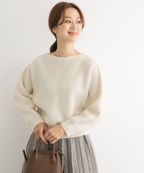 「URBAN RESEARCH DOORS」 長袖ニット MEDIUM レッド レディース_画像6