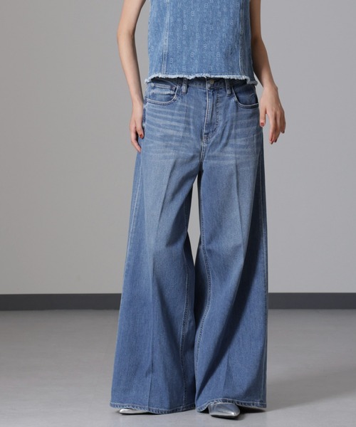 「Healthy denim」 デニムパンツ 23 ダークブルー レディース_画像3