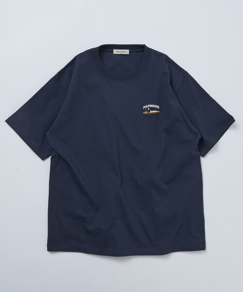FEELS ワンポイントロゴ クルーネック Tシャツ ブラック FREAK'S STORE（フリークスストア） tシャツ 限定展開 リラックス