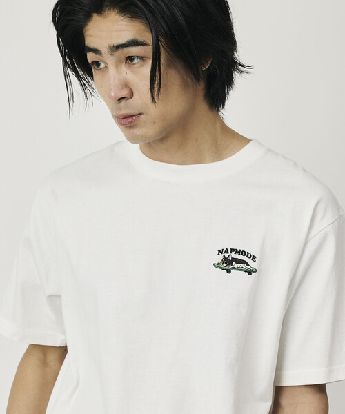 美品✨希少サイズ✨A.P.C. FREAK’S STORE別注 ロゴ刺繍 XL FREAK'S STORE（フリークスストア） tシャツ 限定展開 リラックス