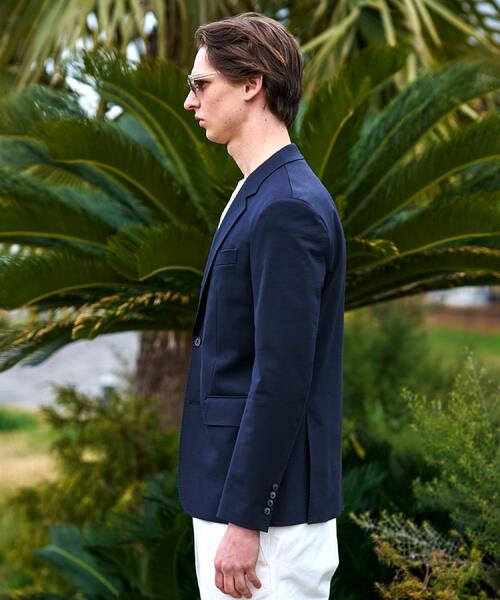 ジャケット テーラードジャケット 「干場義雅×MOVB×DRESSTERIOR」トリプルコラボ DUPLEX COTTON ジャケット メンズの画像