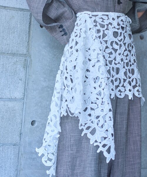 SHENERY（シーナリー） スカーフ バンダナ 「Pasterip」 lace multi