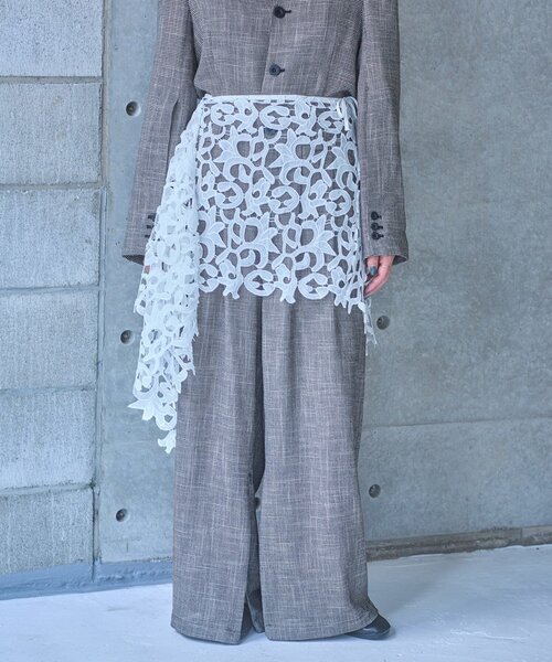 SHENERY（シーナリー） スカーフ バンダナ 「Pasterip」 lace multi