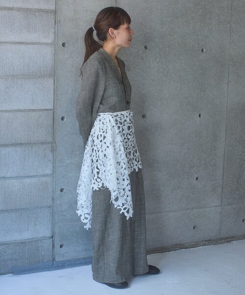 小物 Pasterip Battenberg lace multiway scarf 再入荷】Battenberg lace multiway scarf | Pasterip(パセリ