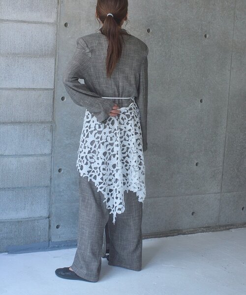 SHENERY（シーナリー） スカーフ バンダナ 「Pasterip」 lace multi
