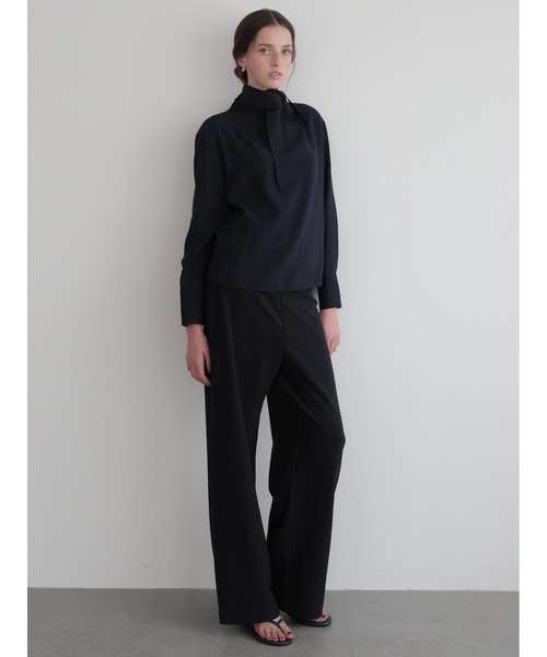 スラックス パンツ Ines | Soft banding pants レディースの画像