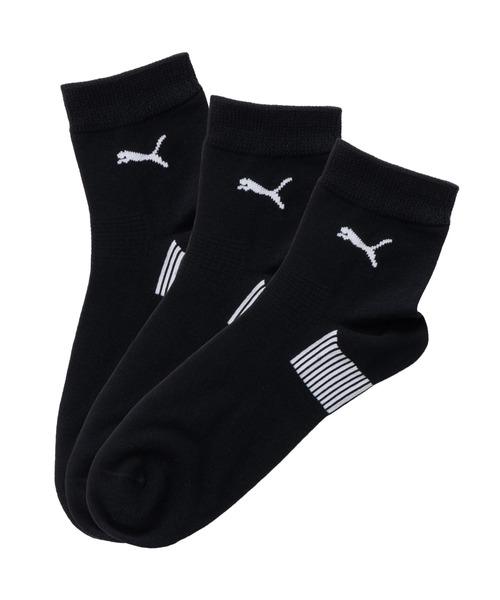 MANPAD ショートソックス 3足セット PUMA（プーマ） 靴下 ショートソックス 靴下 3足組 メンズ レディース