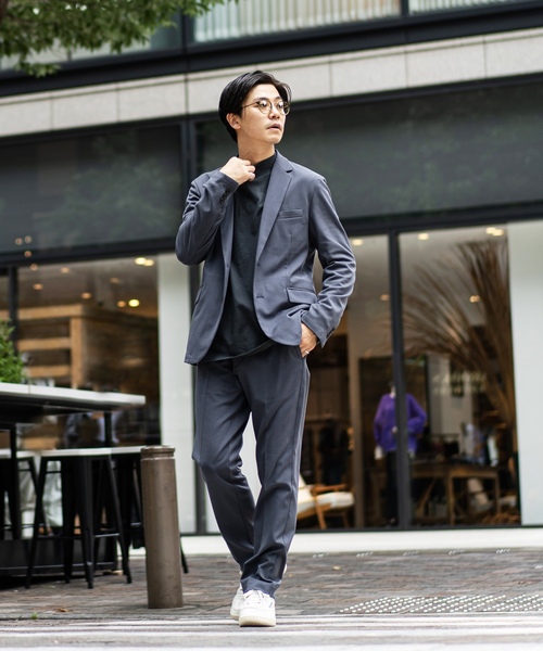 「417 EDIFICE」 セットアップ MEDIUM ネイビー メンズの画像