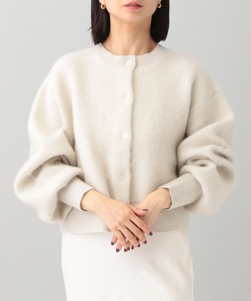 「A part by」 ニットカーディガン FREE チャコールグレー レディース_画像5