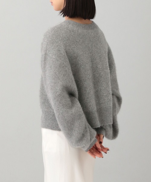 「A part by」 ニットカーディガン FREE チャコールグレー レディース_画像7
