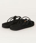 「Teva」 フラットサンダル 24cm ブラ...の詳細画像1