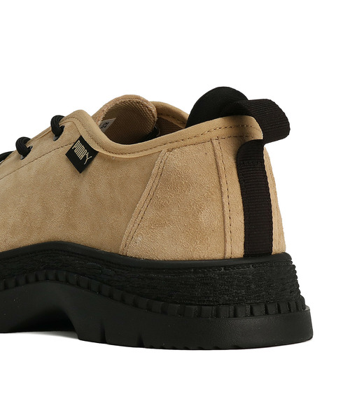 「PUMA」 ローカットスニーカー 25.0cm ブラック レディース_画像3