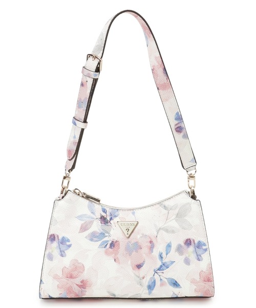 新品 guess ゲス ポーチ ショルダーバッグ 花柄 ドット柄 白 GUESS（ゲス） ショルダーバッグ バッグ LUCCI Shoulder Bag