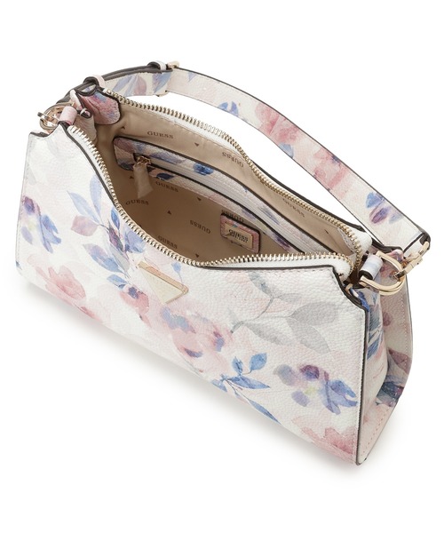 新品 guess ゲス ポーチ ショルダーバッグ 花柄 ドット柄 白 GU1432AW15751_thumb.jpg