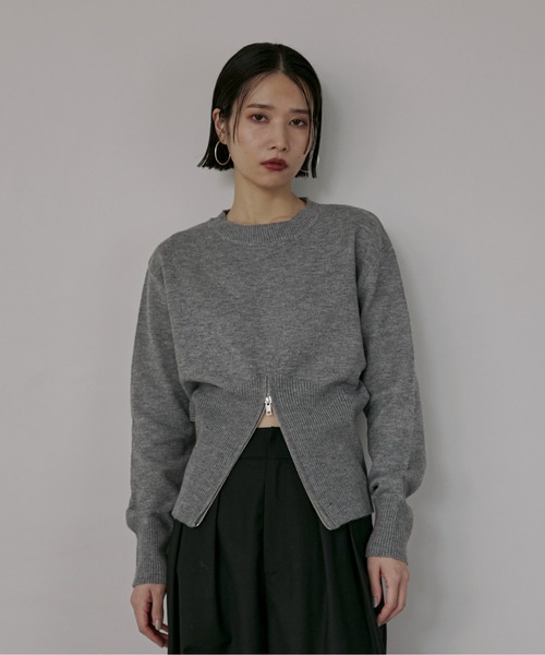 「feepur」 長袖ニット MEDIUM ブラック レディース_画像2
