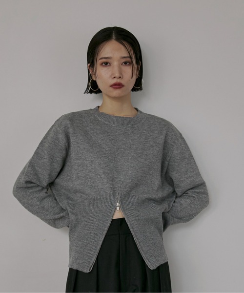 「feepur」 長袖ニット MEDIUM ブラック レディース_画像3