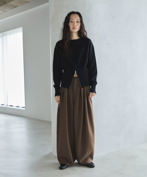 「feepur」 長袖ニット MEDIUM ブラック レディース_画像9