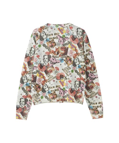 【素敵なデザイン❗️】00's HYSTERIC GLAMOUR 短丈カーディガン HYSTERIC GLAMOUR（ヒステリックグラマー） ニットカーディガン FREE