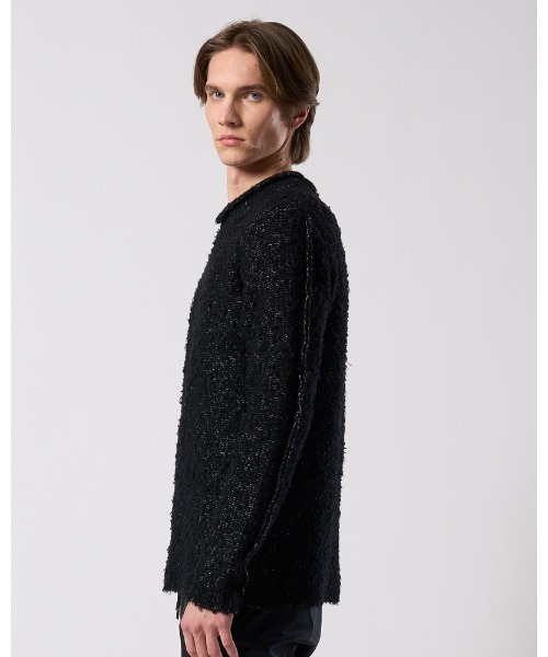 セーター ニット fancy yarn crew-neck knit メンズの画像