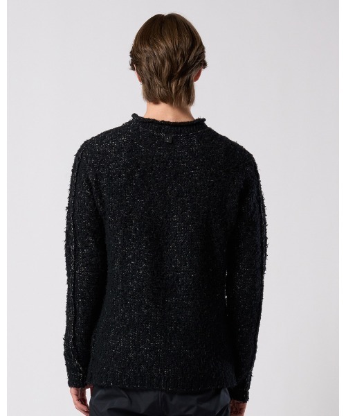 セーター ニット fancy yarn crew-neck knit メンズの画像