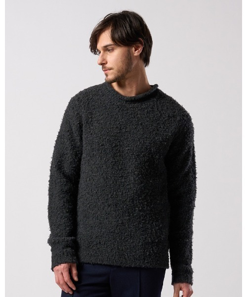 セーター ニット fancy yarn crew-neck knit メンズの画像