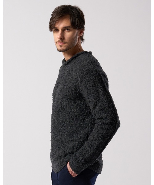 セーター ニット fancy yarn crew-neck knit メンズの画像