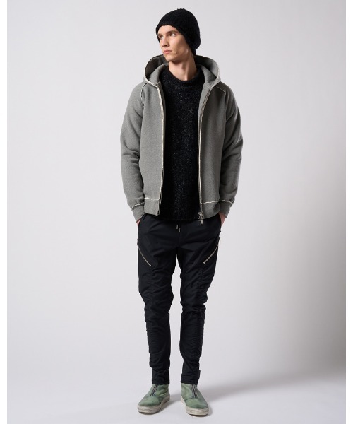 セーター ニット fancy yarn crew-neck knit メンズの画像