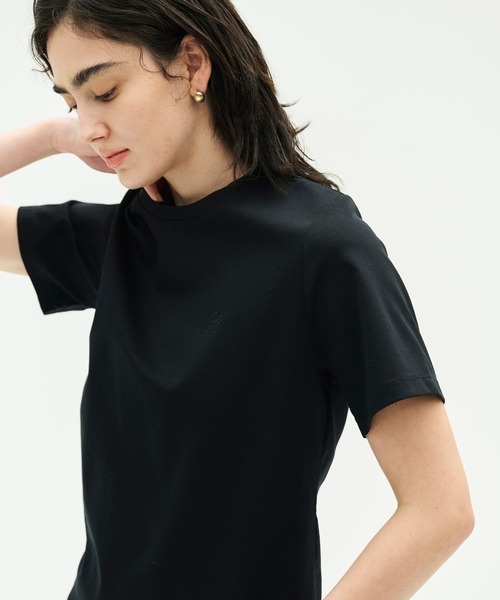 N.O.R.C tシャツ 半袖 ロゴ刺繍Tシャツ「CLEAN MOTION」 レディース