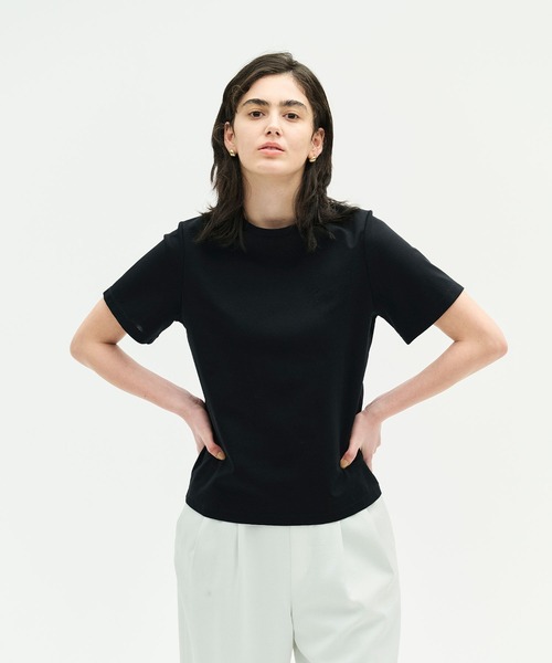 N.O.R.C tシャツ 半袖 ロゴ刺繍Tシャツ「CLEAN MOTION」 レディース