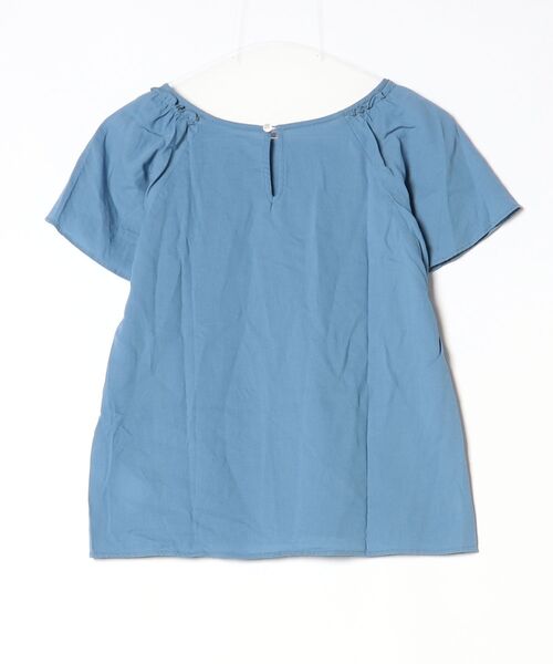 「Demi-Luxe BEAMS」 半袖ブラウス 36 ブルー レディース_画像2